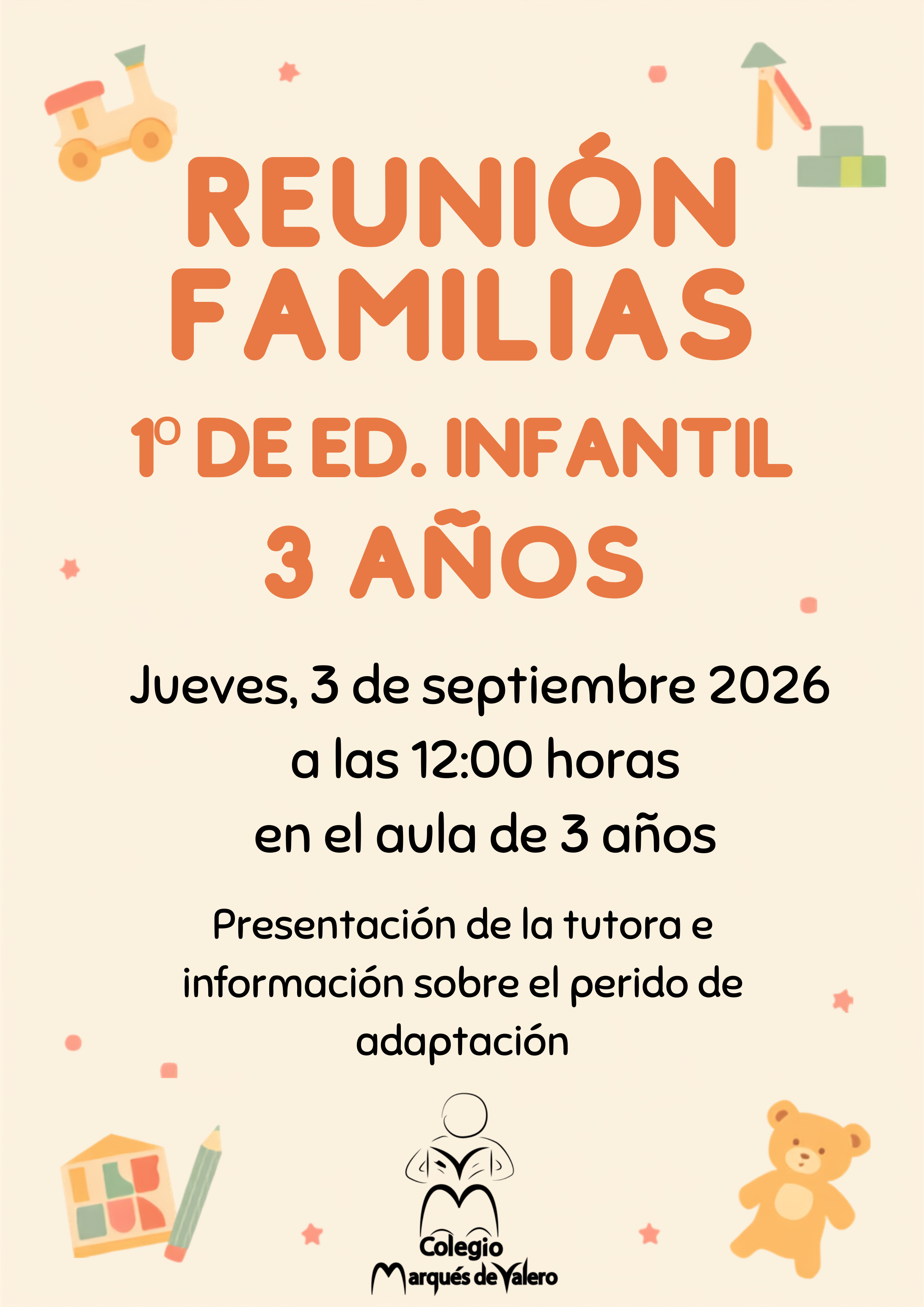 REUNIÓN FAMILIAS SEPTIEMBRE 26