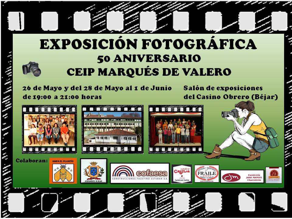 cartel exposición fotográfica 50 aniversario